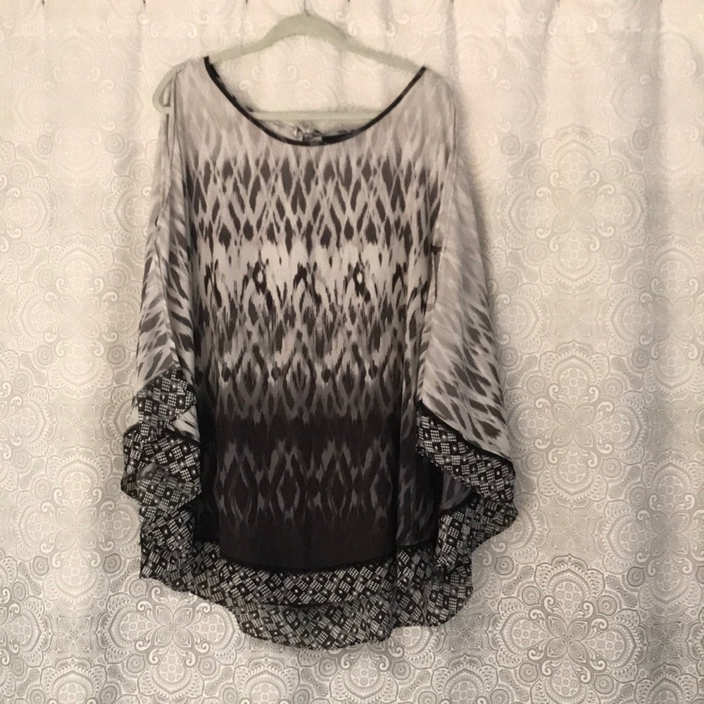 Grey Ombré Blouse